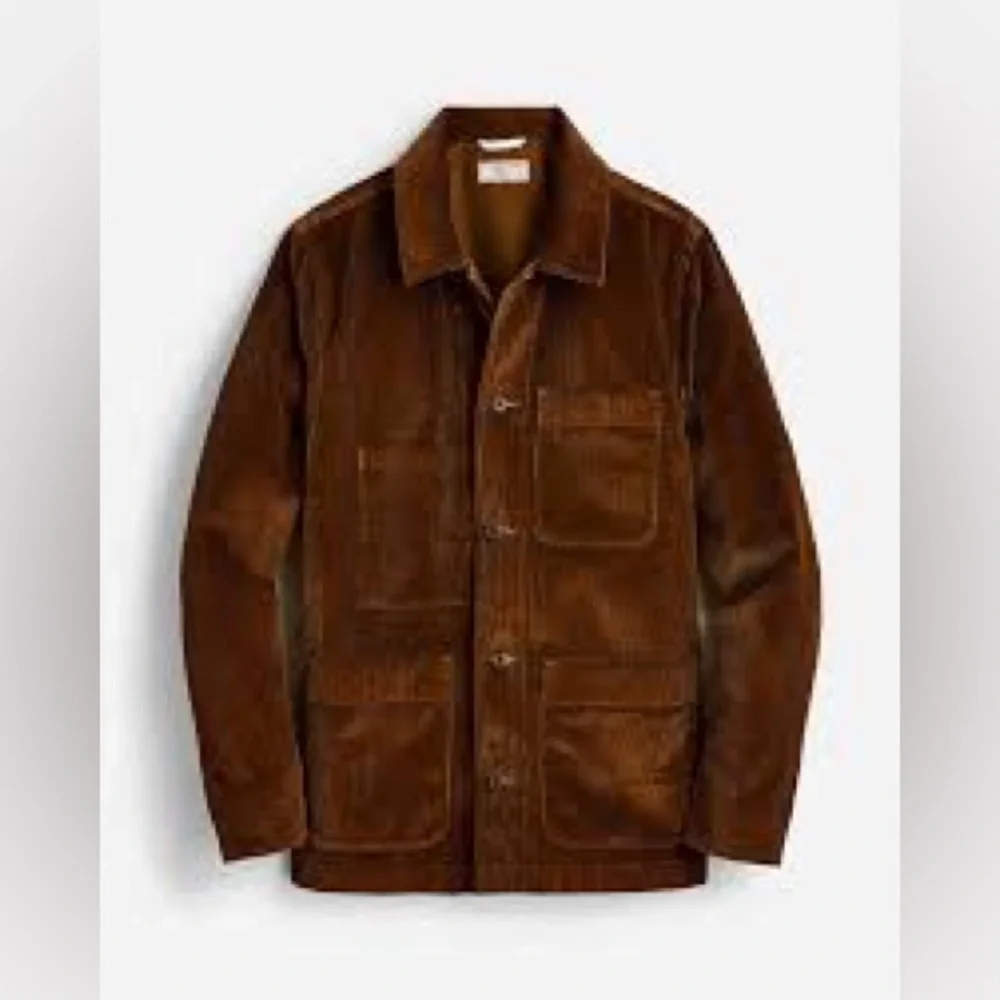 J. Crew Brown Corduroy Shirt Jacket - Picture 2 of 5